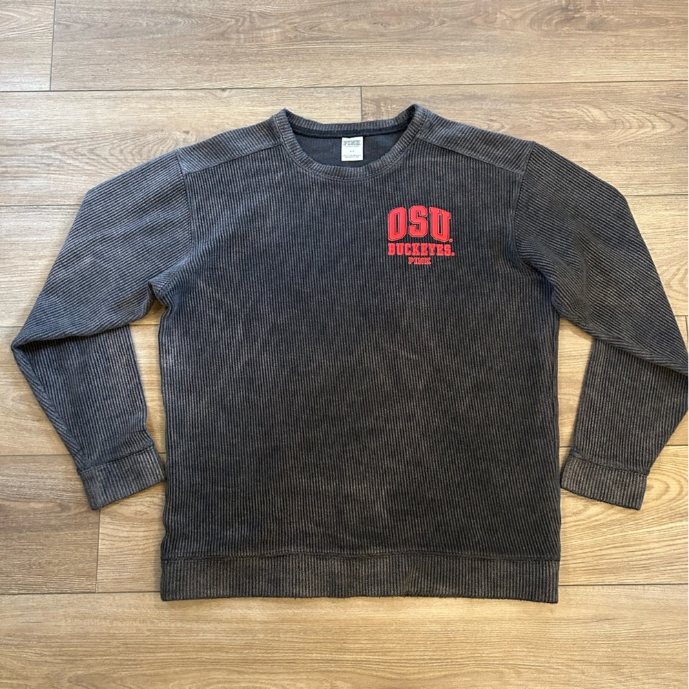 PINK Victoria’s Secret OSU Buckeyes Ribbed Sweatshirt Medium